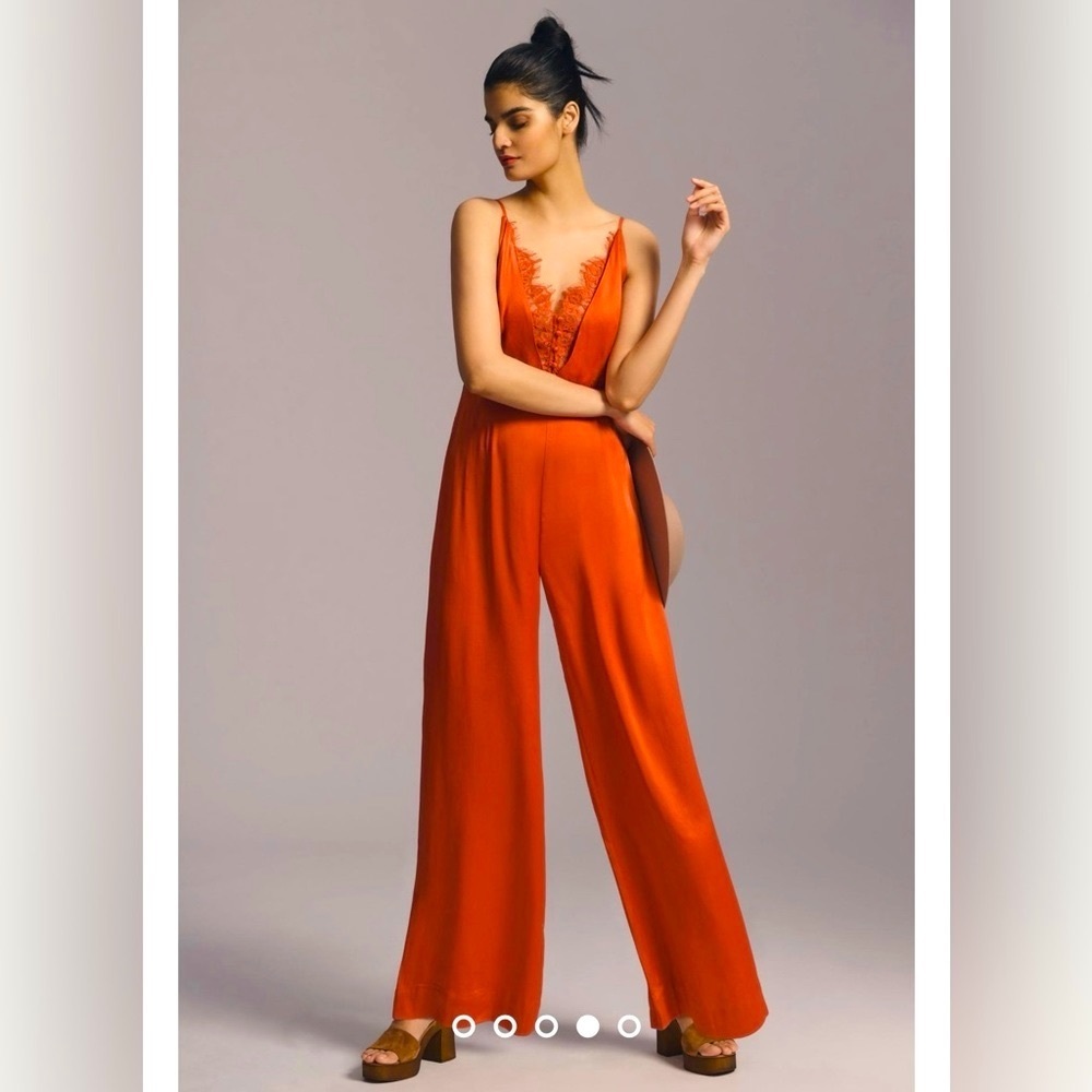 NWOT By Anthropologie Silky Jumpsuit